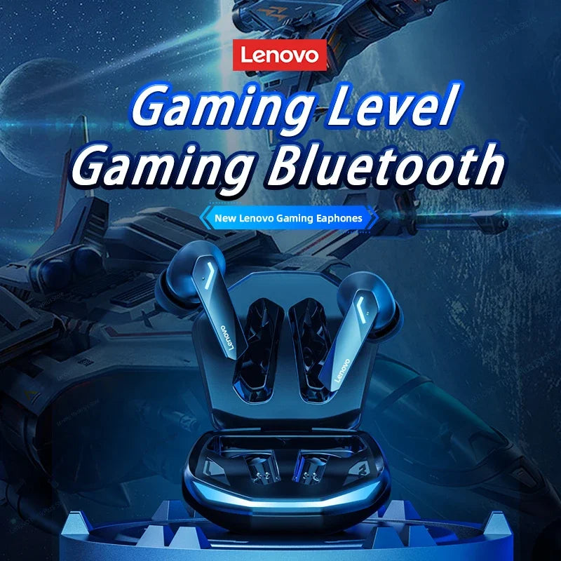 Lenovo Original GM2 Pro Wireless Headphones Bluetooth Earphones Low Latency Earbuds HD Call Dual Mode Gaming Earpods