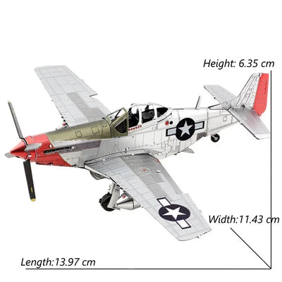 3D Metal Puzzle Air Force J-20 J-10B Fighter KA-50 RAH-66 VF-1S DIY Handmade Assembly Model Jigsaw Puzzle Toys For Adult Kids