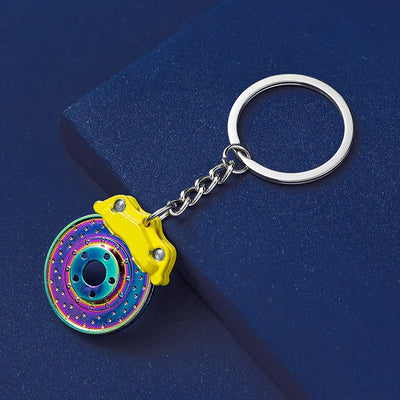 Creative Gear Head Keychain Speed Gearbox Keyring for Car Key Turbo Hub Brake Disc Pendant Shock Absorber Keys New Wholesale