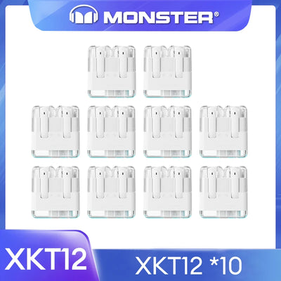 سماعات الألعاب الأصلية Monster XKT12 بتقنية البلوتوث 5.3 TWS وسماعات أذن لاسلكية بتقنية HIFI وسماعات أذن مضادة للضوضاء بسعة 300 مللي أمبير في الساعة