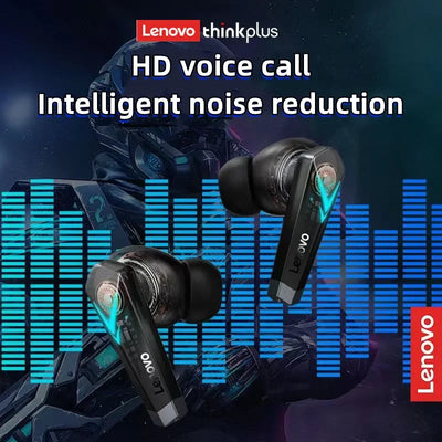 100% Original Lenovo LP6 TWS Wireless Buletooth Sport Headphone Low Latency Game Earphone HiFi Sound Music Touch Earbuds Choice