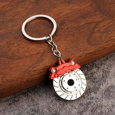 Creative Gear Head Keychain Speed Gearbox Keyring for Car Key Turbo Hub Brake Disc Pendant Shock Absorber Keys New Wholesale