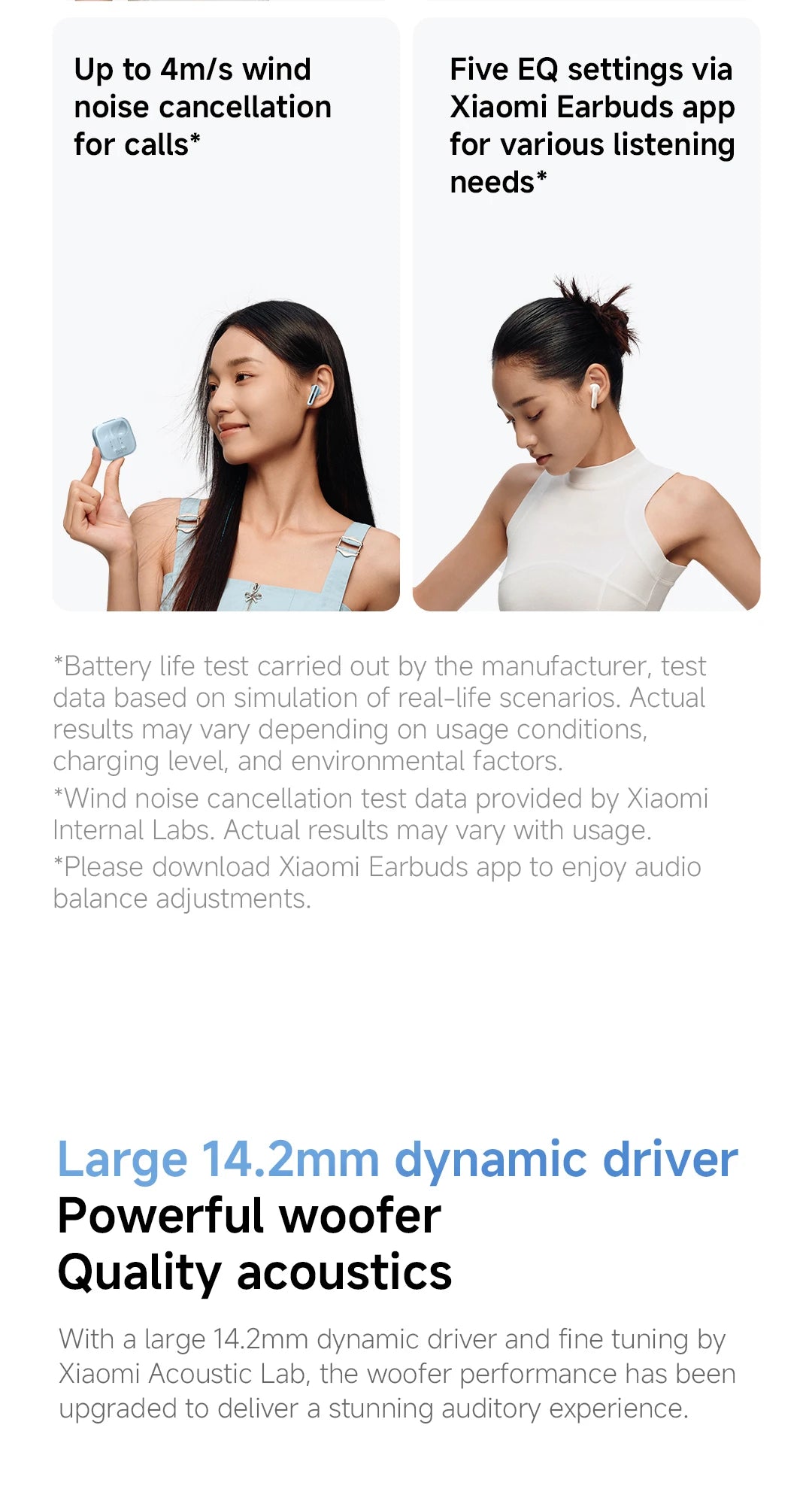 World Premiere Xiaomi Redmi buds 6 active 30 Hours long battery life Clear voice call headset Comfortable to wear earphone