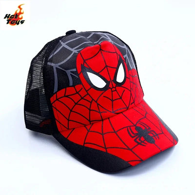 HotToys Spiderman Baseball Cap Superhero Peripheral Boys Girls Hats Cosplay Props Sunhat Childrens Gift Fashion Accessory 3-7y