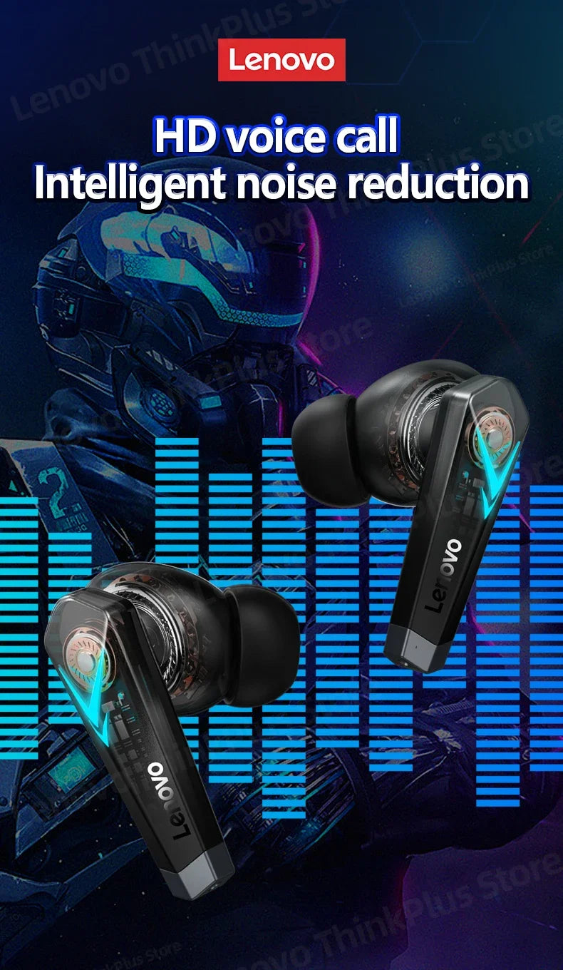 Choice 100% Original Lenovo LP6 TWS Wireless Buletooth Headphone Long Endurance Gaming Earphone HD Call With Mic Music Earbuds