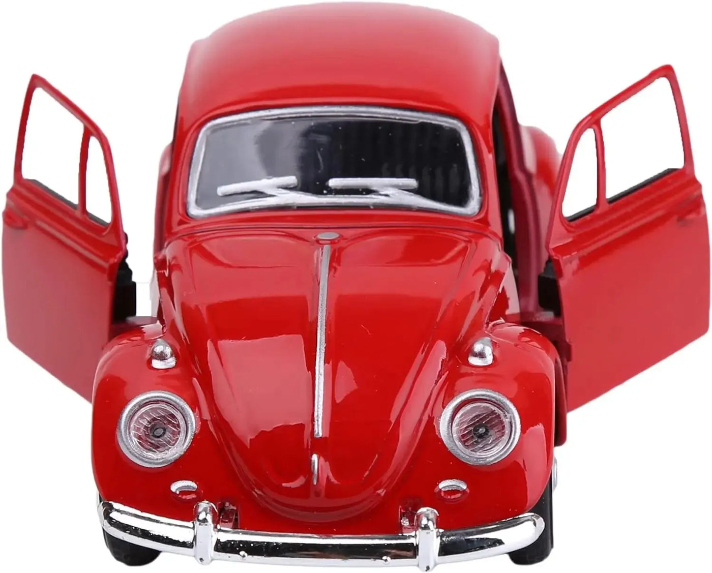 1/36 Scale Diecast Metal Pull Back Action Drives Car Forward Car Model Toy for Gift/Kids (RED)