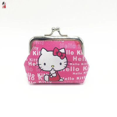 محفظة نقود صغيرة إبداعية من Sanrio للبيع بالجملة على شكل شخصية Hello Kitty Cartoon محفظة بنات My Melody Bags محفظة Kawaii محفظة أطفال