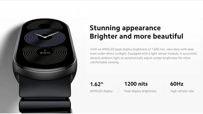 Global Version Xiaomi Smart Band 9 1.62'' AMOLED Supports 150+ sports modes 21-day battery life* sleep SpO₂ monitoring* band