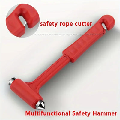 Two-in-One Emergency Car Safety Escape Hammers Glass Window Breaker Seat Belt Cutter Portable Car Emergency Rescue Escape Tools