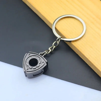 Mini Zinc Alloy Auto Parts Keychains Simulated Speed Gearbox Absorber Motor Piston Pendant Car Keys Holder Keyring Cute Men Gift