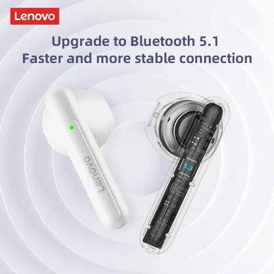 سماعات رأس استريو LP1 PRO HIFI أصلية 100% من Lenovo TWS لاسلكية بتقنية البلوتوث V5.3 وصوت هاي فاي وسماعة رأس رياضية للألعاب