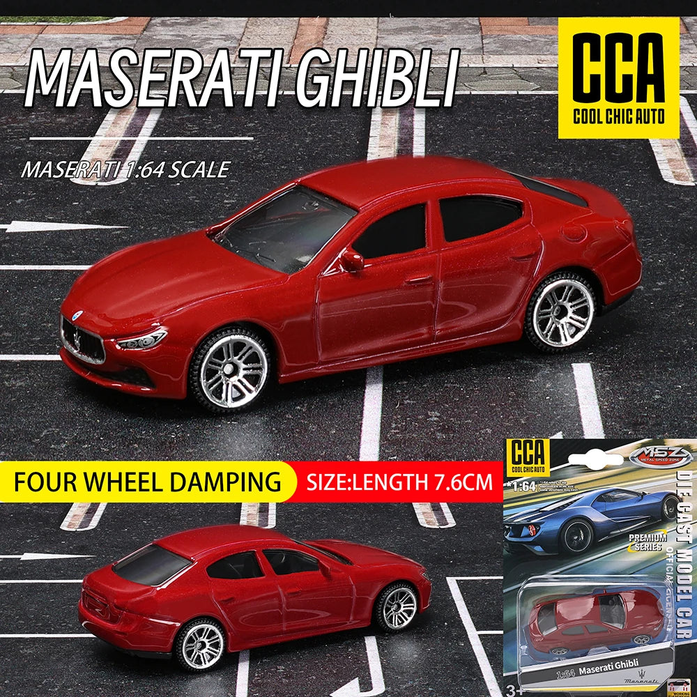 سيارة كلاسيكية من CCA MSZ بمقياس 1:64 من طراز BMW M4/M4 GT3/Z4 M40i/M850i، نموذج سيارة ثابت مصنوع من سبائك معدنية، مجموعة نماذج سيارات هدية