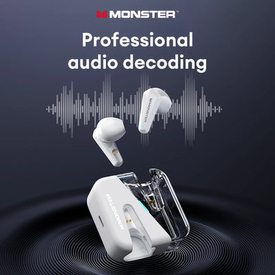 Monster XKT01MK Ⅱ Wireless Bluetooth V5.4 Headphones HD Microphone HIFI Stereo Long Endurance Headphones Low Latency Earphone