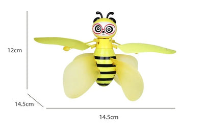 Little Bee Flying Vehicle Aircraft Gesture Sensing  Vehicle Flying Helicopter Lights Children's Toys Birthday Gift Christmas