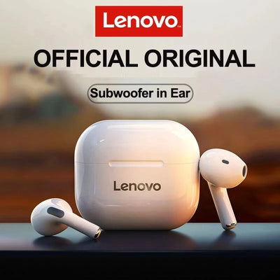 Lenovo Original LP40 TWS 5Pcs 10pcs Earphone Bluetooth Wireless 5.0 Dual Stereo Noise Reduction Bass Touch Control Wholesale