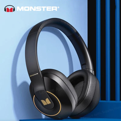 New Monster XKH01 Gaming Wireless Bluetooth Waterproof Headphones  Long Battery Life Headset HD Call Sport Earphones With Mic