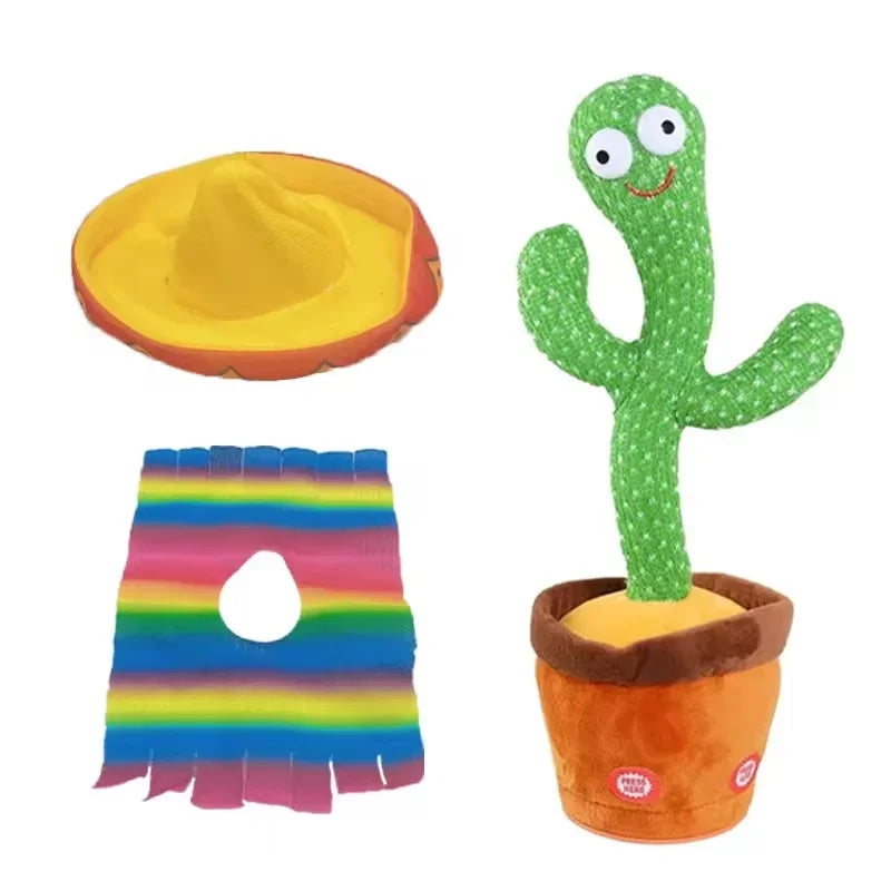 1 Piece -Talking And Dancing Cactus Toy For Baby Boys And Girls,Singing Imitation Recording,Gift That Can Talk To You Repeatedly