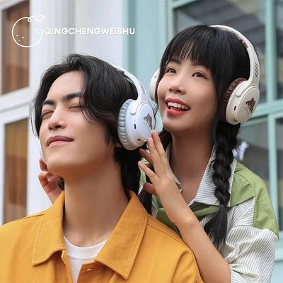 Choice ZOMBIESCAT QCWS-S5 Wireless Bluetooth Headset Ultra Long Life Headphones Bass-Heavy Gaming Noise Canceling Earphones