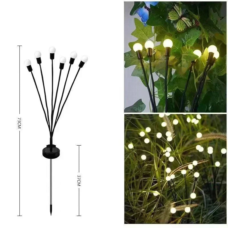 Solar Garden Lights - Solar Swaying Light, Solar Outdoor Lights, Solar Garden Decorative Lights Yard Patio Pathway Decoration