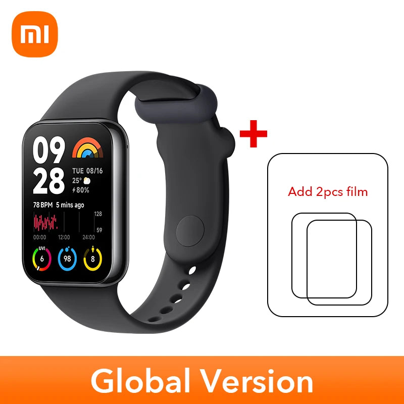 New world Premiere Global Version Xiaomi Smart Band 8 Pro 1.74”AMOLED display Built-in Up to 14-day battery life 5ATM Water