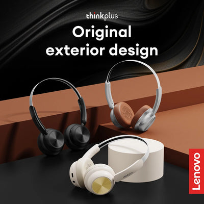 Choice Original Lenovo TH66 Wireless Bluetooth HiFi Sound Earbuds Noise Reduction Gaming Earphones Deep Bass Over-Ear Headset