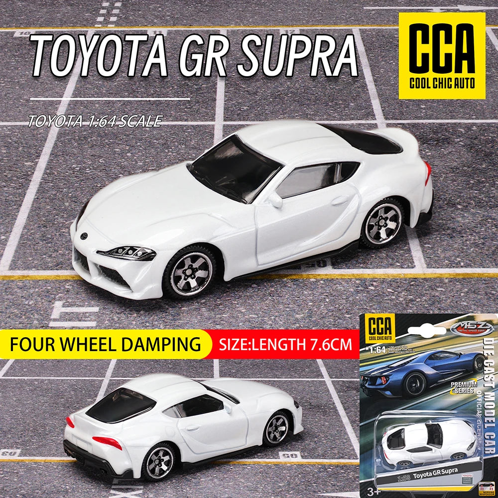 سيارة كلاسيكية من CCA MSZ بمقياس 1:64 من طراز BMW M4/M4 GT3/Z4 M40i/M850i، نموذج سيارة ثابت مصنوع من سبائك معدنية، مجموعة نماذج سيارات هدية